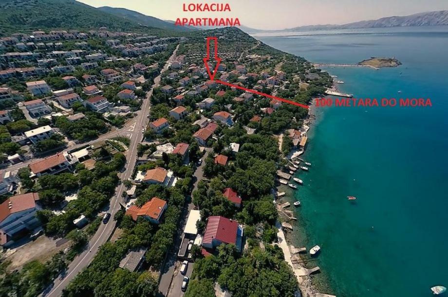 Apartmani Nada Klenovica Esterno foto